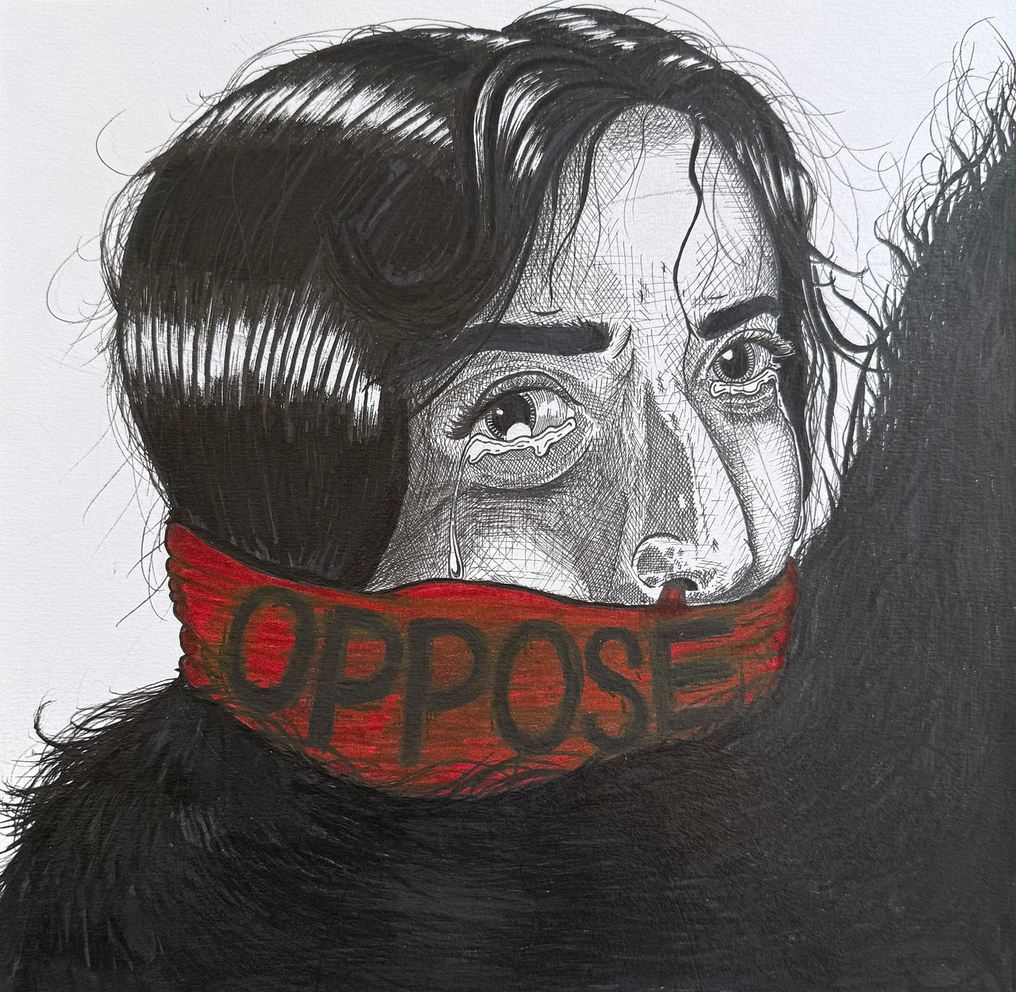 “OPPOSE” - ORIGINAL PIECE