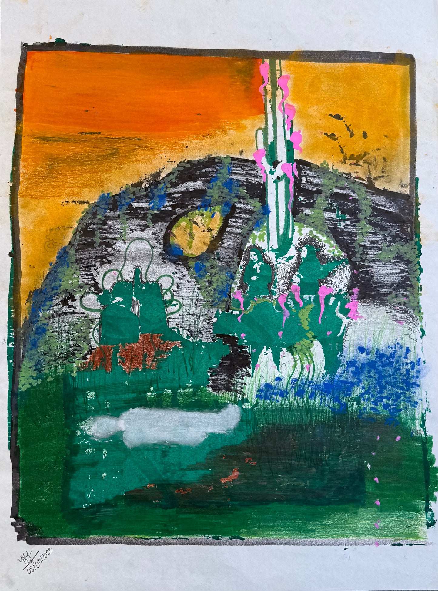 “GREEN REAPING” - ORIGINAL PIECE