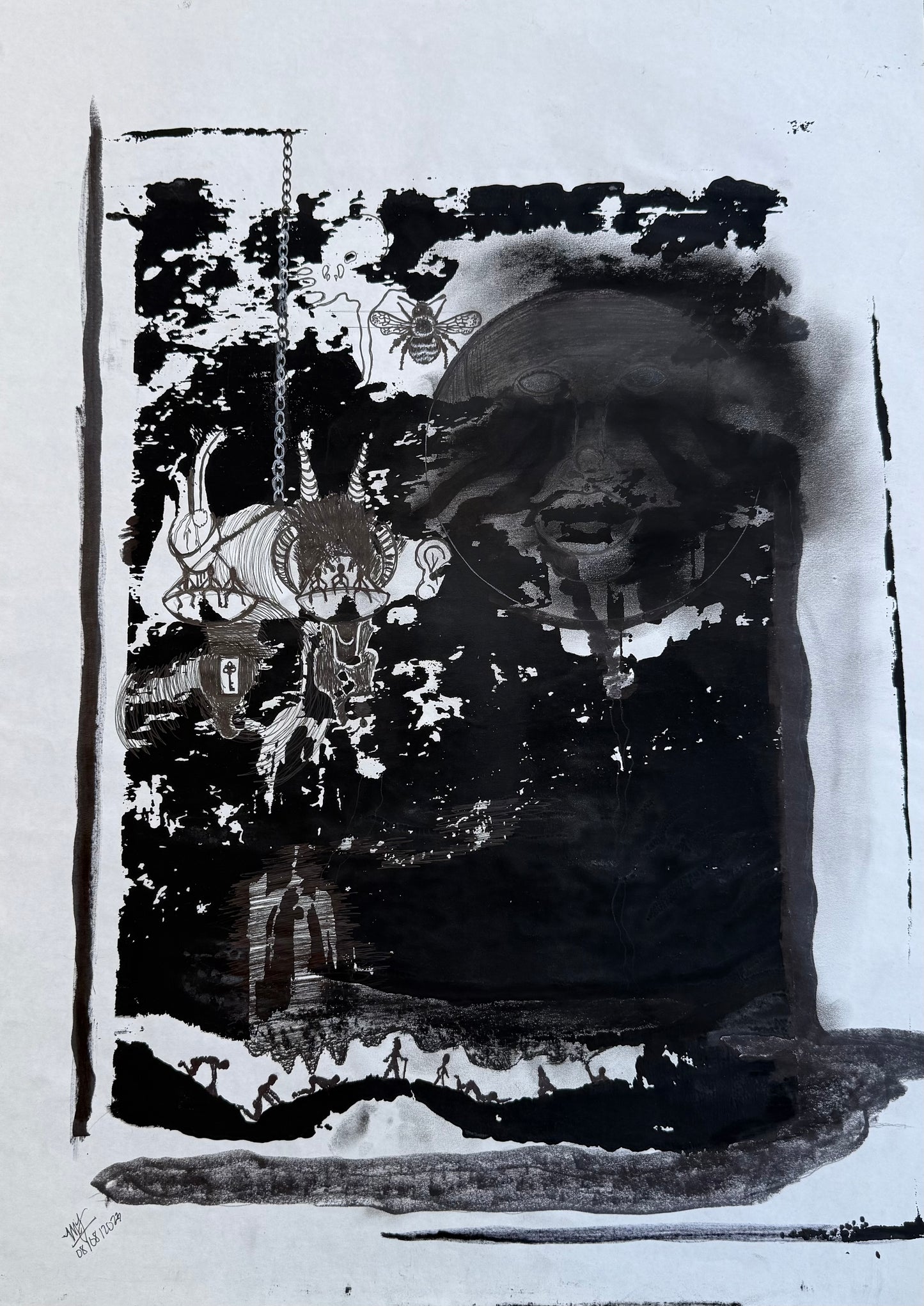 “EXECUTION II” - ORIGINAL PIECE