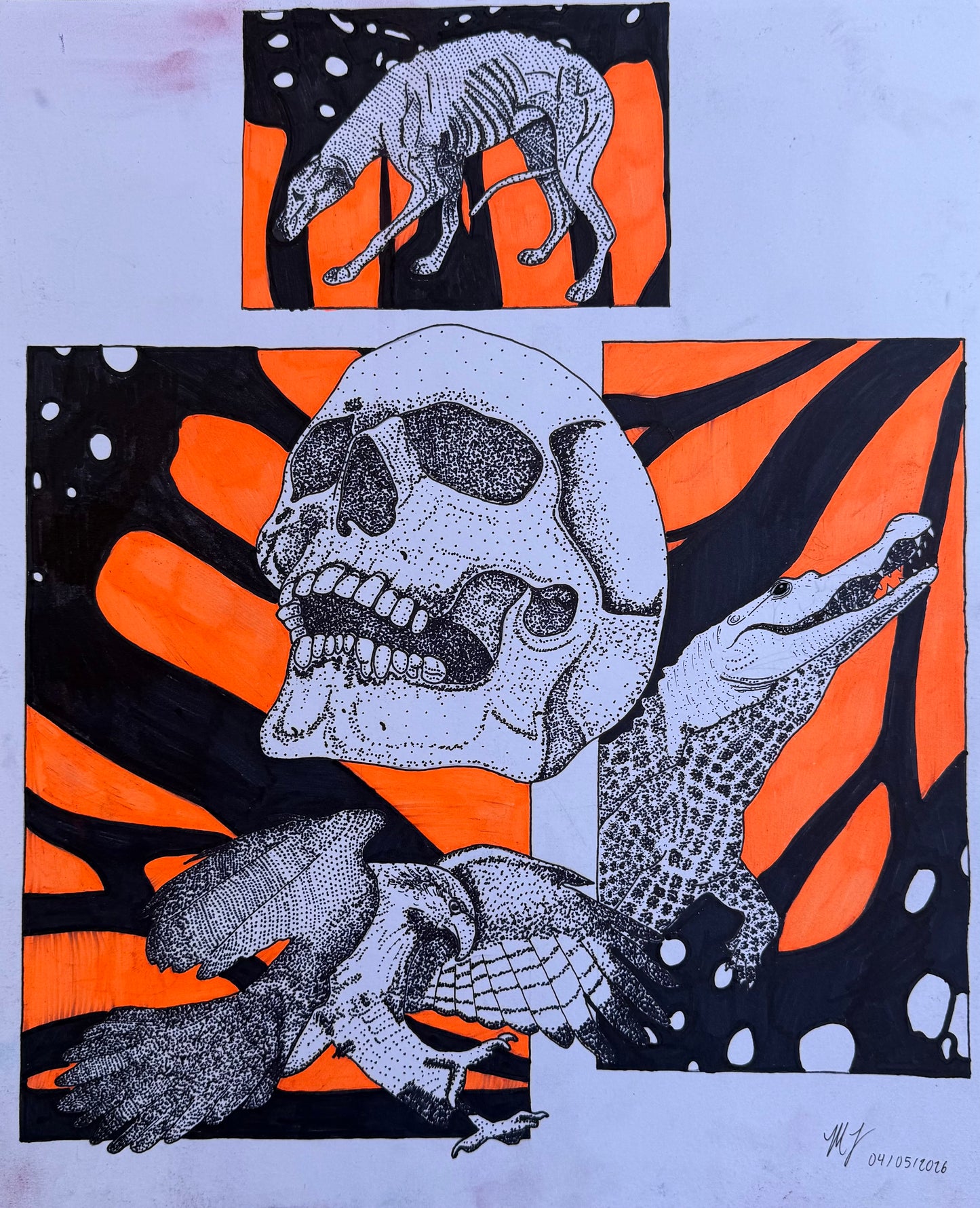 “PREDATORY MONARCH” - ORIGINAL PIECE