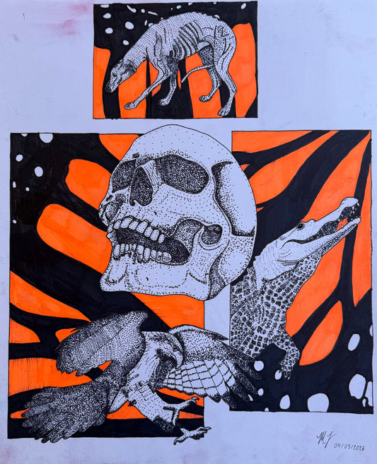 “PREDATORY MONARCH” - ORIGINAL PIECE
