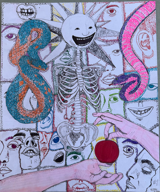 “FORBIDDEN FACES” - ORIGINAL PIECE