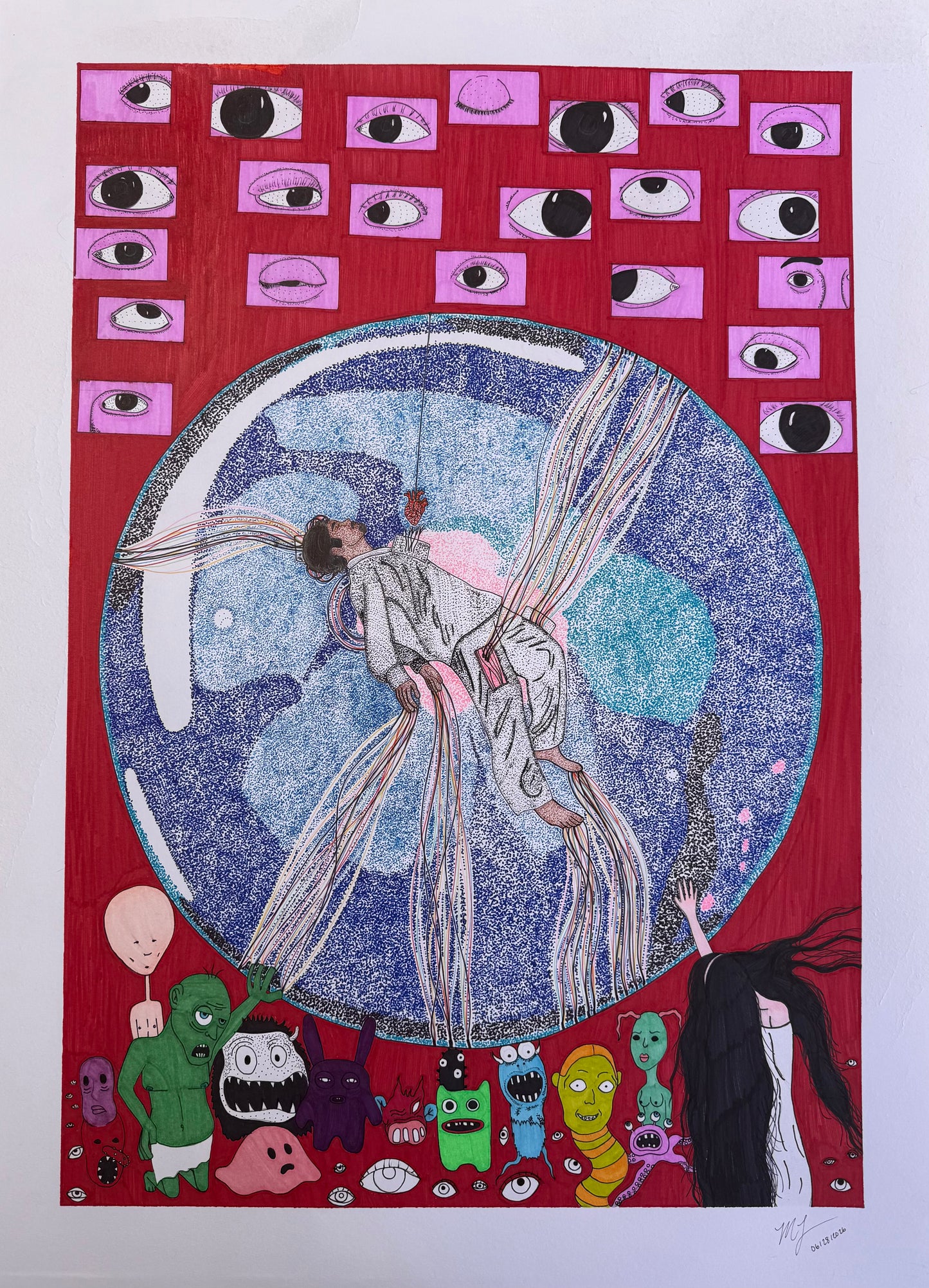 “ALL EYES ON ME” - ORIGINAL PIECE